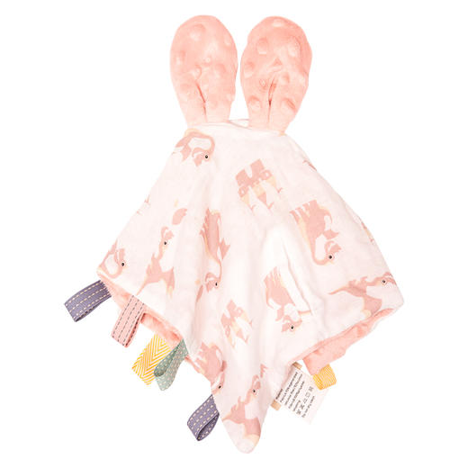 德国 nmay豆豆绒安抚巾城堡龙卡通图案治愈系萌宠造型 32*36CM  3m+  商品图1