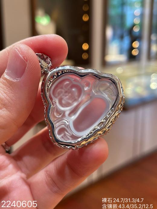 玻璃种佛公吊坠【2240605】具体价格微信咨询 商品图8