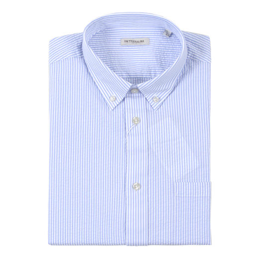 【纯棉男士衬衫】22年夏季新品男士长袖衬衫时尚商务通勤内搭上衣 商品图5