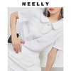 NEELLY纳俪商场同款娃娃领提花短袖上衣A字口袋半身裙时尚套装N22044Z04555 商品缩略图1