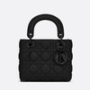【国内现货预定】DIOR 迪奥 迷你 LADY DIOR 17x15x7cm 手袋 黑色哑光牛皮革藤格纹手提/单肩包  M0505SLOI 商品缩略图0