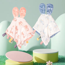 德国 nmay豆豆绒安抚巾城堡龙卡通图案治愈系萌宠造型 32*36CM  3m+ 