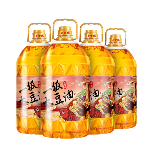 泰来县素食猫一级浓香大豆油5L 商品图3