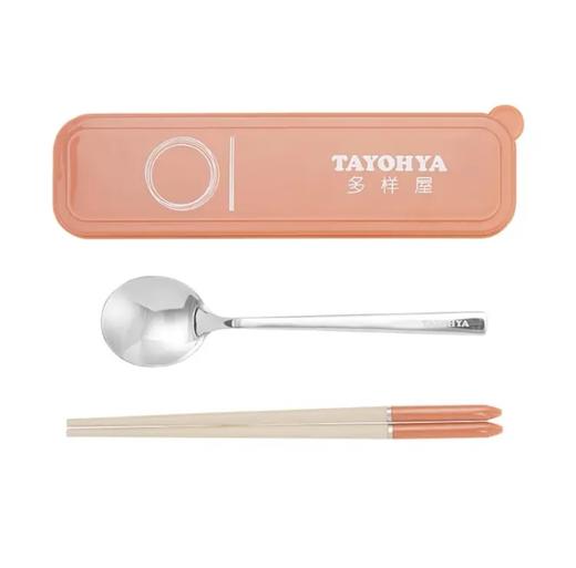 【专柜-多样屋】-四季花开安心抗菌便携筷勺二件套（带盒子） 商品图1