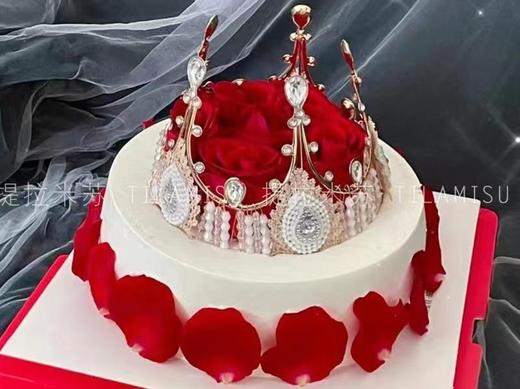 心载玫瑰女神皇冠生日蛋糕 商品图0