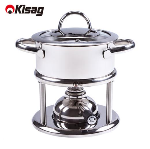 瑞士Kisag瓦氏炉单人小火锅炉14CM便捷移动充气桌面火锅 商品图0