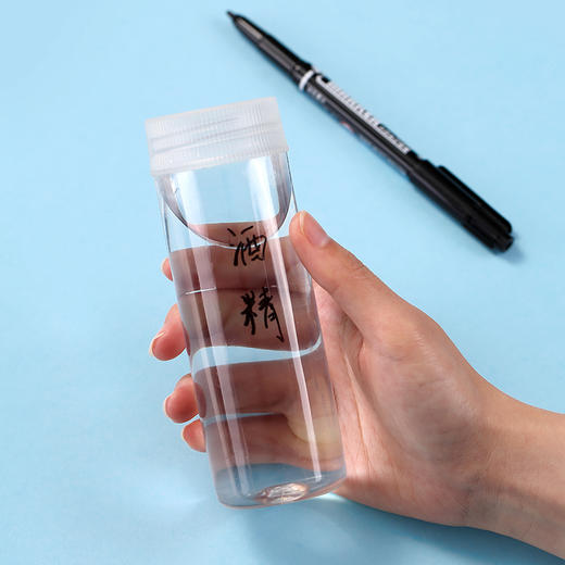 齐心 MK833 小双头勾线记号笔 线幅0.5-1.5mm 黑色12支/盒 油性笔马克笔打包标记可写胶面 商品图3