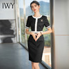 IWY/黑色气质西装连衣裙女夏名媛设计感裙子职业套装2022新款工作服Ol Q710-B 商品缩略图1