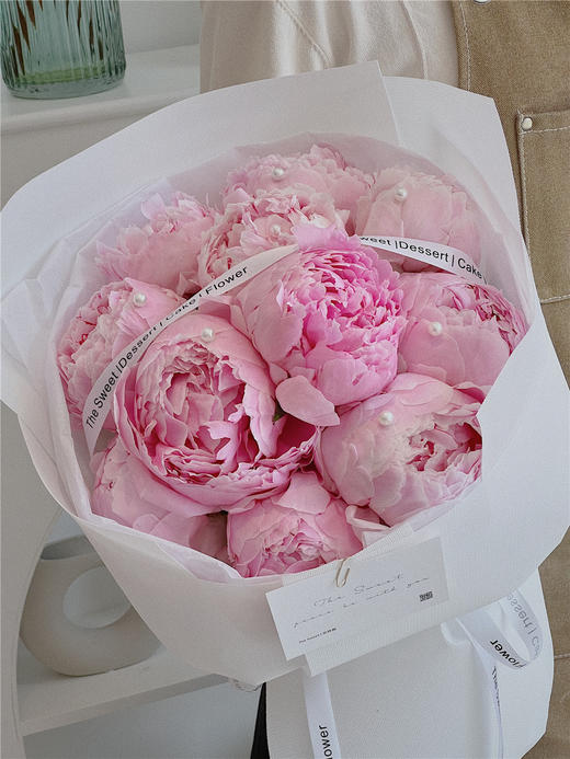 珍珠芍药 · 花束 商品图0