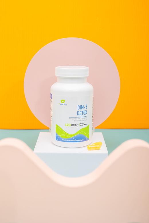 【雌激素代谢因子】DIM-3  Detox 120片 三合一配方 姜黄+DIM+胡椒碱 支持雌激素代谢  Purecise 商品图2