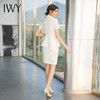 IWY/白色薄款夏季短袖西装半裙女职业装主持人商务正装美容院工作服OL CS1542 商品缩略图2