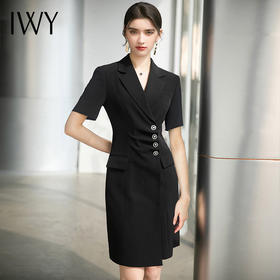 IWY/修身包臀裙高端售楼部工装套装美容院工作服Q737