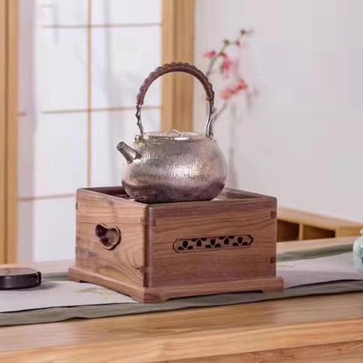 龙隐斋 崇正/北美胡桃木电陶炉 1000W 尺寸21*21*13cm（6台/箱）电热茶炉家用静音烧水煮茶器小台式 商品图0