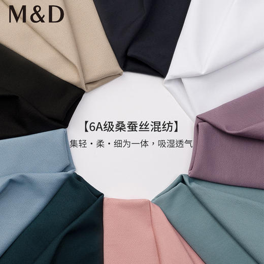 【桑蚕丝】名盾凉感polo衫短袖翻领T恤衫多彩春夏薄款休闲商务男 商品图1