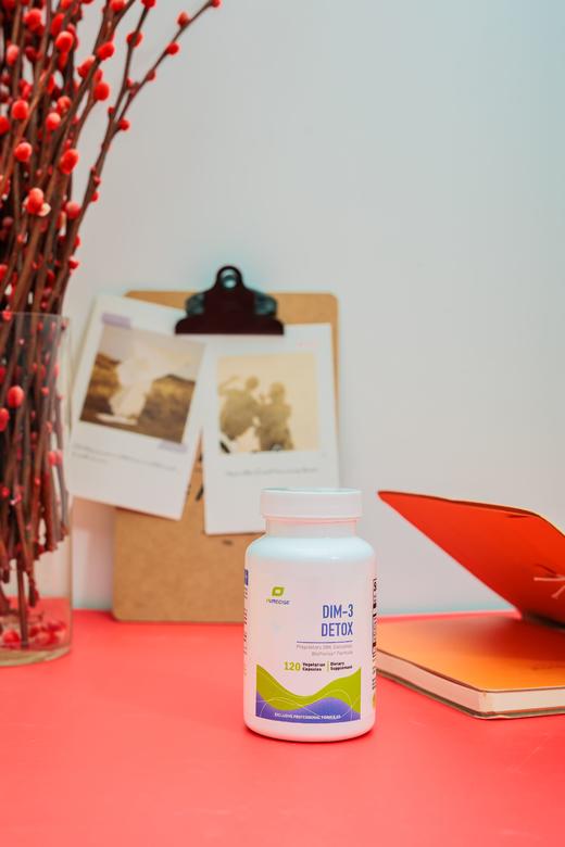 【雌激素代谢因子】DIM-3  Detox 120片 三合一配方 姜黄+DIM+胡椒碱 支持雌激素代谢  Purecise 商品图4