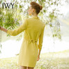 IWY/高端黄色职业连衣裙2022夏职业装工作服气质收腰修身美容院工装裙222069Q1 商品缩略图3