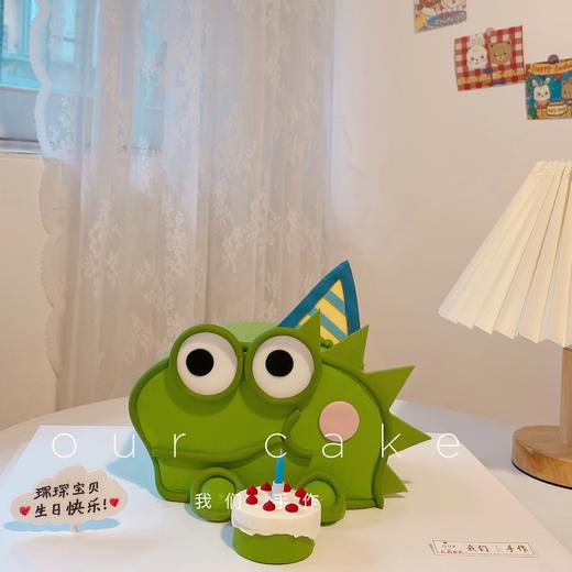 微加高抹茶旦旦/小恐龙立体蛋糕-低糖处理无添加 商品图0