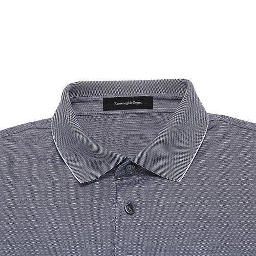 ERMENEGILDO ZEGNA/杰尼亚 男士短POLO衫 棉质 US506 750 142 商品图2