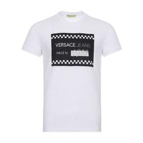 VERSACE JEANS COUTURE/VERSACE JEANS COUTURE 范思哲 男士短袖T恤 男士棉质圆领短袖T恤 B3GTA76B 36610