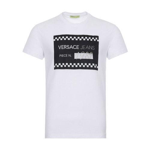 VERSACE JEANS COUTURE/VERSACE JEANS COUTURE 范思哲 男士短袖T恤 男士棉质圆领短袖T恤 B3GTA76B 36610 商品图0