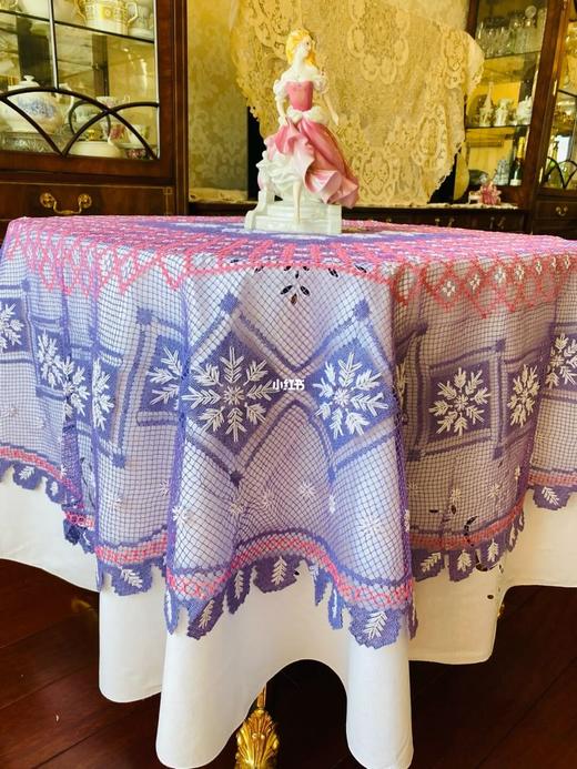 网扣桌布-80年代的外贸创汇工艺美术品 商品图0