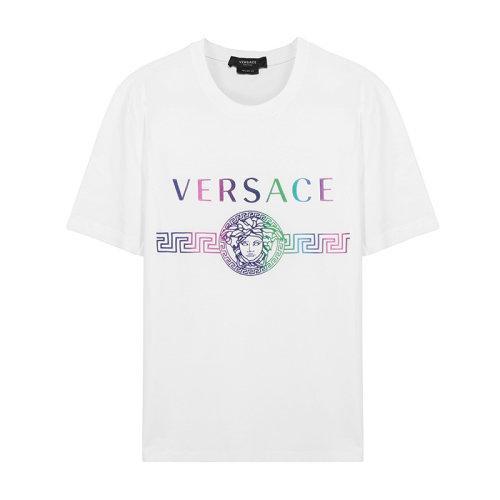 VERSACE/范思哲 男士短袖T恤 男士棉质修身版圆领短袖T恤 A87394 A228806 商品图0