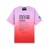 VERSACE JEANS COUTURE范思哲【22春夏新款】男士棉质扎染圆领短袖T恤LOGO图案 72GAHP05 CJ00P 商品缩略图0