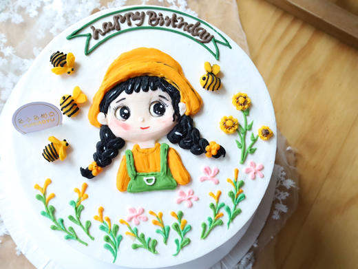 手绘浮雕女孩 商品图0