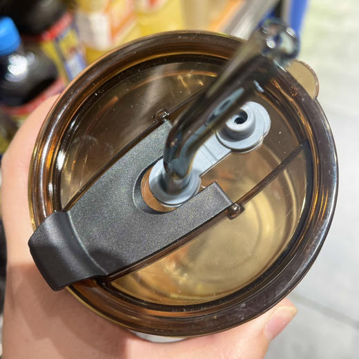 玻璃竹节杯420ml 吸管口直饮口一杯多用 便携咖啡杯家用水杯 不耐高温不可加热 （新款和之前的老款有细微差别 吸管只有烟灰色 介意勿拍） 商品图4