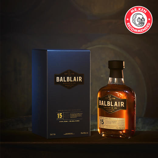 巴布莱尔（Balblair）15年单一麦芽苏格兰威士忌 商品图1