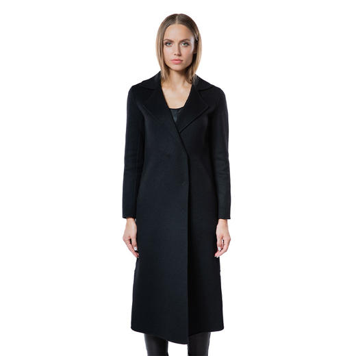 RICHMOND 女士羊毛花纹印花中长款大衣 黑色 RWA19105CP BLACK 商品图0