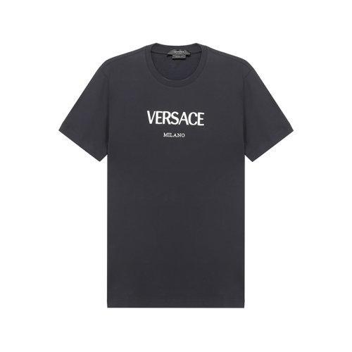 VERSACE/范思哲 2021款 男士短袖T恤 男士棉质修身版圆领短袖T恤 A89019 A228806 商品图7