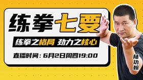 【6月2日】第32场：练拳七要（练拳之格局，劲力之核心）