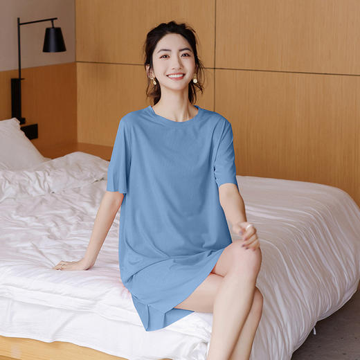 【限时特惠，39.9元2条装】会呼吸的冰丝睡裙  舒适到像裸穿 可居家可外穿的两穿睡裙，冰丝裸感纵享丝滑 商品图4