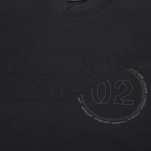 EmporioArmani/安普里奥阿玛尼棉质圆领男士短袖T恤3G1TL11JTUZF063 商品图3