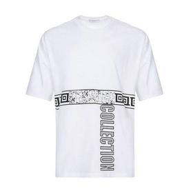 VERSACE COLLECTION/VERSACE COLLECTION 范思哲 男士短袖T恤 男士棉质圆领短袖T恤 V800853B VJ00576