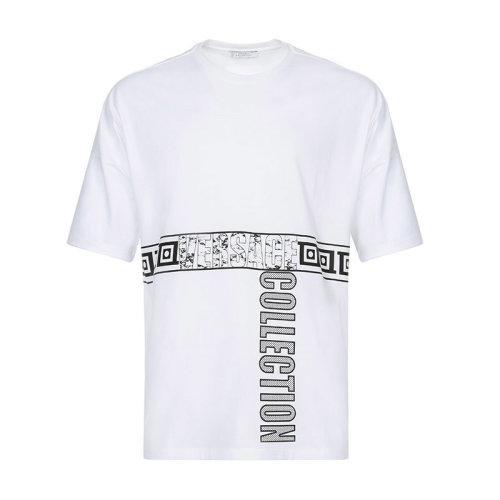 VERSACE COLLECTION/VERSACE COLLECTION 范思哲 男士短袖T恤 男士棉质圆领短袖T恤 V800853B VJ00576 商品图0