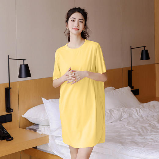 【限时特惠，39.9元2条装】会呼吸的冰丝睡裙  舒适到像裸穿 可居家可外穿的两穿睡裙，冰丝裸感纵享丝滑 商品图2