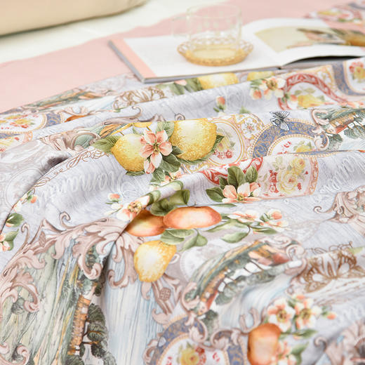 摩洛哥系列亚麻盖毯夏季北欧单双人凉被 商品图3