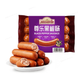 尊乐 经典黑椒肠260g  