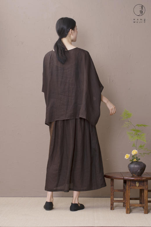 漫物记圆领蝙蝠袖上衣 商品图6