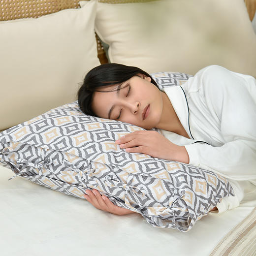 经典图案系列U型侧睡枕孕妇荞麦壳枕头 商品图1