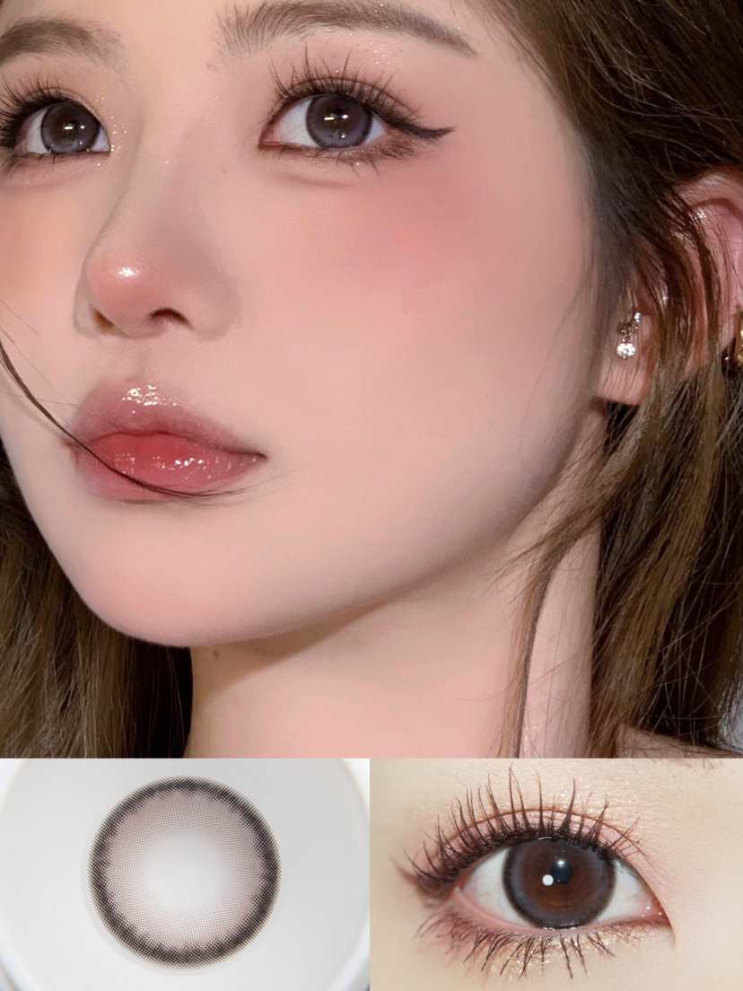 小红书爆款丨水光狗狗眼灰·Clairecolor丨14.5mm（年抛/2片装）