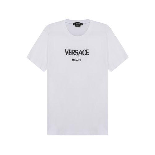 VERSACE/范思哲 2021款 男士短袖T恤 男士棉质修身版圆领短袖T恤 A89019 A228806 商品图0