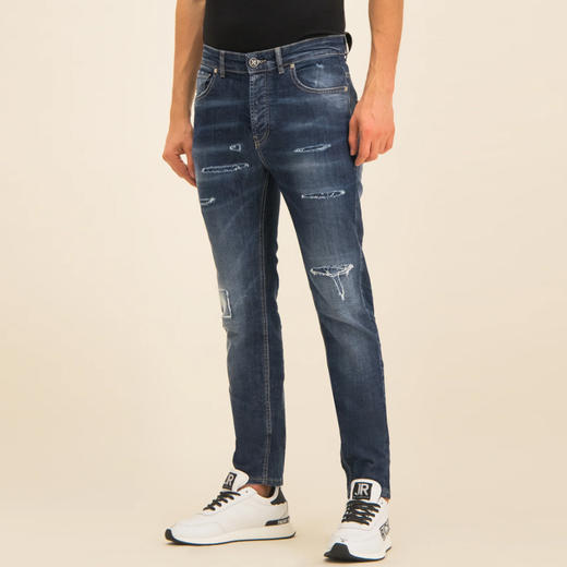 RICHMOND 男士棉质休闲牛仔裤 蓝色 RMA19066JE J.BLUE DAR 商品图1