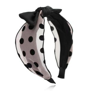 Leswinna可爱风欧根纱波点压发条 商品图0