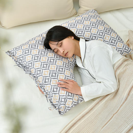 经典图案系列U型侧睡枕孕妇荞麦壳枕头 商品图0