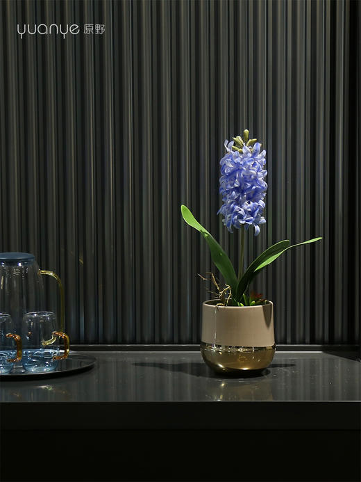 假花风信子仿真花高档轻奢酒店客厅餐桌插花装饰花茶几花艺摆设件 商品图1