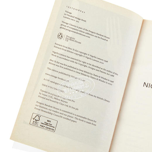 【中商原版】吃 Vintage迷你系列 英文原版 Eating Nigella Lawson 英语小说文学读物 Vintage Minis 企鹅兰登封面展 商品图3