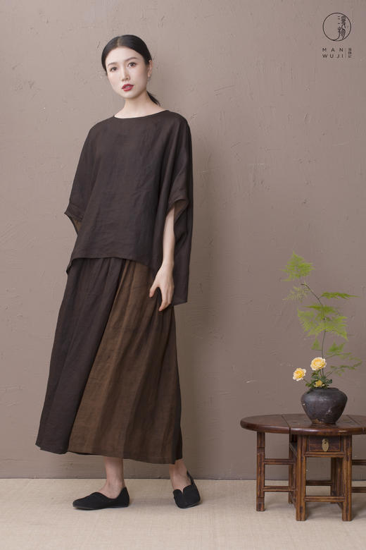 漫物记圆领蝙蝠袖上衣 商品图7